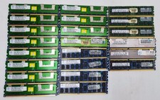 MIX LOT OF 22 HYNIX, SAMSUNG,NAVY 8GB 2RX4 PC3L-10600R DDR3 Server Memory