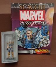 MARVEL scacchi Eaglemoss da collezione #56 CABLE pedone bianco 2017 nuovo