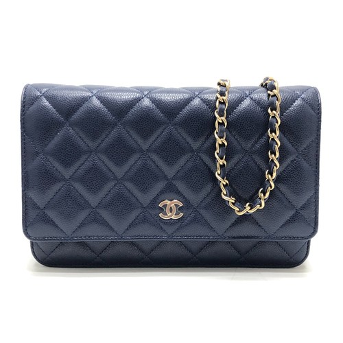 CHANEL AP0250 Matelasse CC Mark Classic Chain Wallet Bag Shoulder Bag Unused