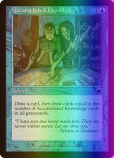 MTG Magic the Gathering Accumulated Knowledge (26/143) Nemesis LP FOIL