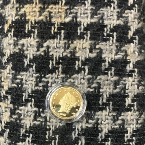 1861 $2.50 Gold Quarter Eagle Coin Pre-1933 Uncertified US Gold