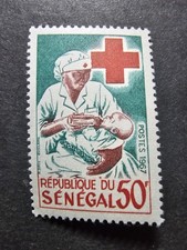 Stamp Senegal La Cross Red N&deg; 302 New Luxury MNH 1967
