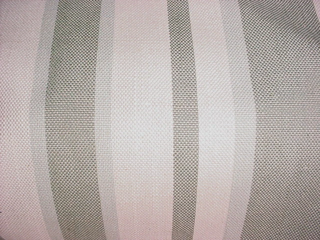 4-3/8Y Fabricut 58524 Tivoli Sage French Mill Stripe Linen Upholstery Fabric - Image 3 of 4
