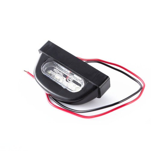 Luz trasera LED universal para motocicleta luz de matrícula para Honda Yamaha - Imagen 3 de 4