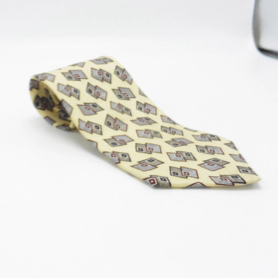 Corbata Colección Corporativa Jos A Bank 100% Seda Cosida a Mano EE. UU. Foto 2 de 4