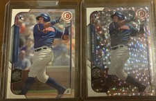 2015 Topps Bowman Silver Ice & Base Javier Baez RC
