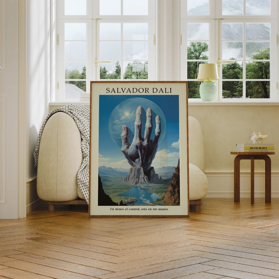 Arte de pared Dalí, impresión digital de arte surrealista, arte de Salvador Dalí Foto 2 de 4