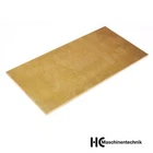 Brass Raw Material Plate Sheet Metal 1-3mm Milling CNC (MS58 - CuZn39Pb2)
