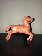 Lido Western Horse. 3" Scale. Reddish Brown Plastic