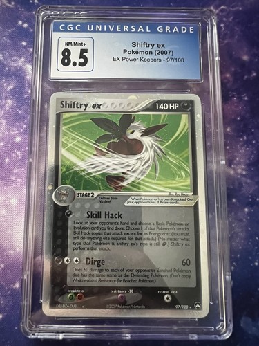 Shiftry ex graded CGC 8.5 for sale on eBay