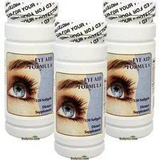 3 x Eye Aid Formula+Lutein+Zinc+Vitamin A B C 120 Softgels 6 Months Supply