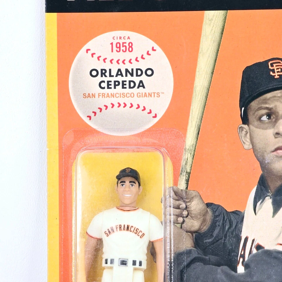 2019 Super7 Classic All-Stars 1958 Orlando Cepeda Giants Figure - NEW SEALED - Image 4 of 4