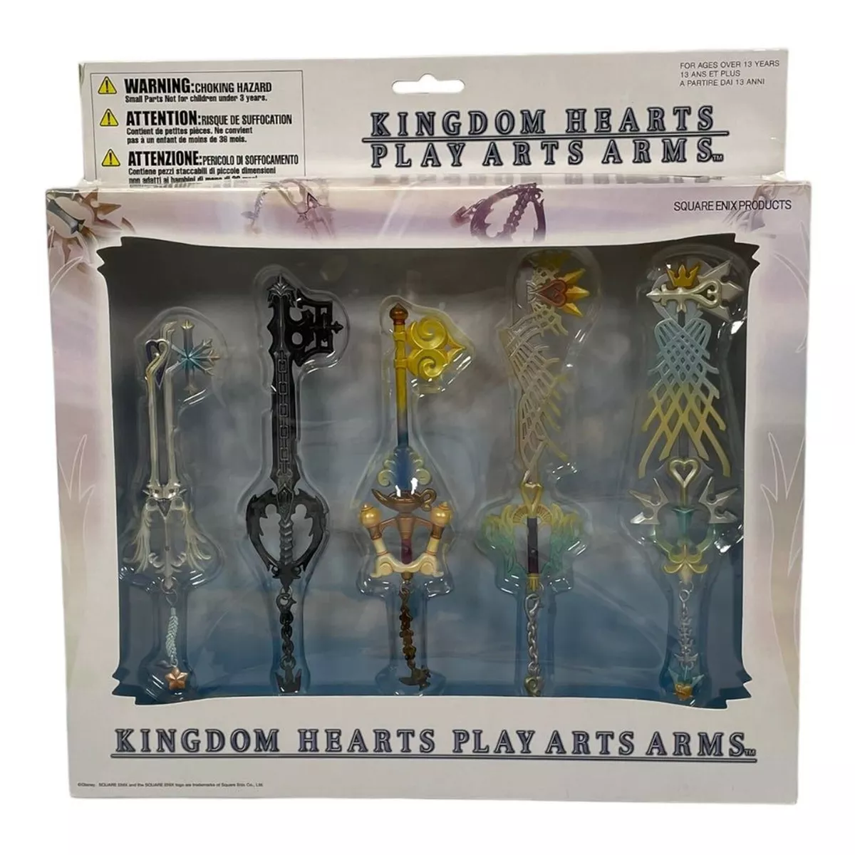 SQUARE ENIX KINGDOM HEARTS PLAY ARTS ARMS SET OF 5 ACTION FIGURE