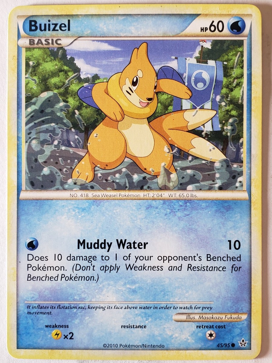 buizel pokemon card Buizel 45/95 VLP - Unleashed Pokemon Card