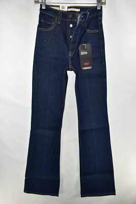 Levi's Women's Ribcage Bootcut Jeans – Super High Rise (14”), Cropped Hem, Vintage-Inspired Fit