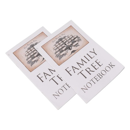 2Pcs Family Tree Notebook 16 Pages Double Sides Family History Record Book F KRI - Picture 18 of 23