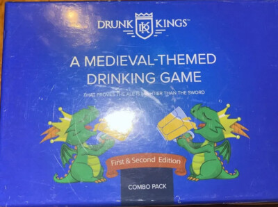 Drunk Kings Drinking Medieval Fantasy Themed Card Game 1st 2nd Edition Combo Pak