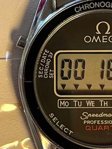 Omega Speedmaster Professional Moonwatch Alaska IV LCD Quarz 186.0004 1860004 - Bild 5 von 16