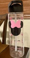 Disney Minnie Mouse Tritan H2O Bottle Flip Close Straw Stocking Stuffer