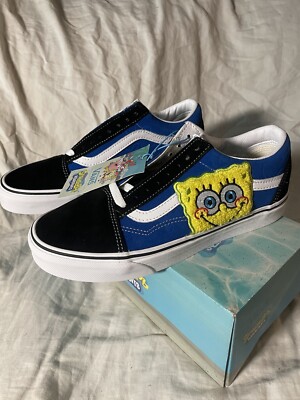 Vans Spongebob Old Skool SpongeBob SquarePants Mens 7 Womens 8.5 New