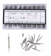360 Watch Band Spring Bar Link Pins Kit + Remover Tool – Watch Repair Set DIY