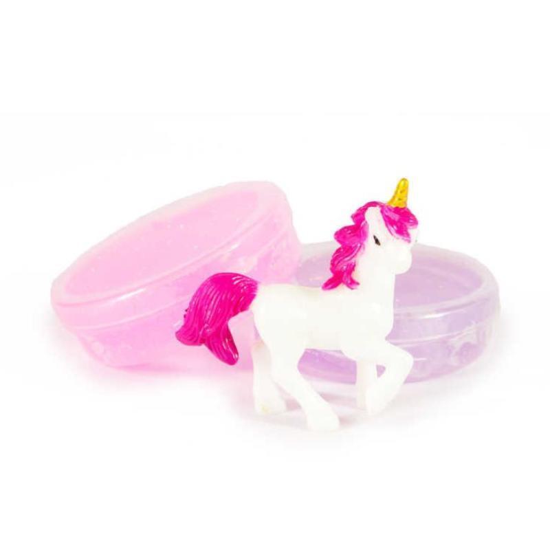 Unicorn Poo Slime with Glitter & Toy Figure
