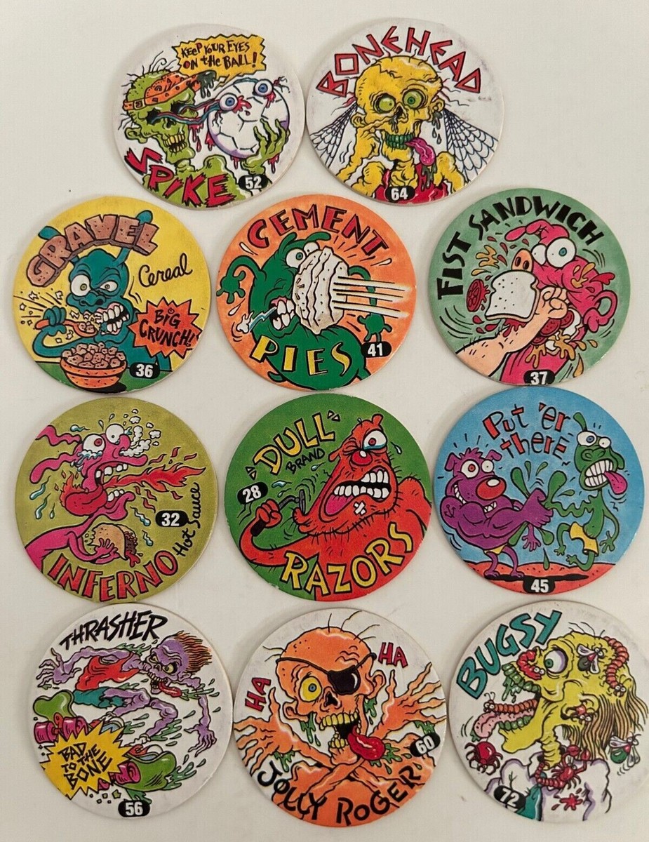 Vintage 90's Official Slammer Jammer Pogs Milk Caps Imperial Lot