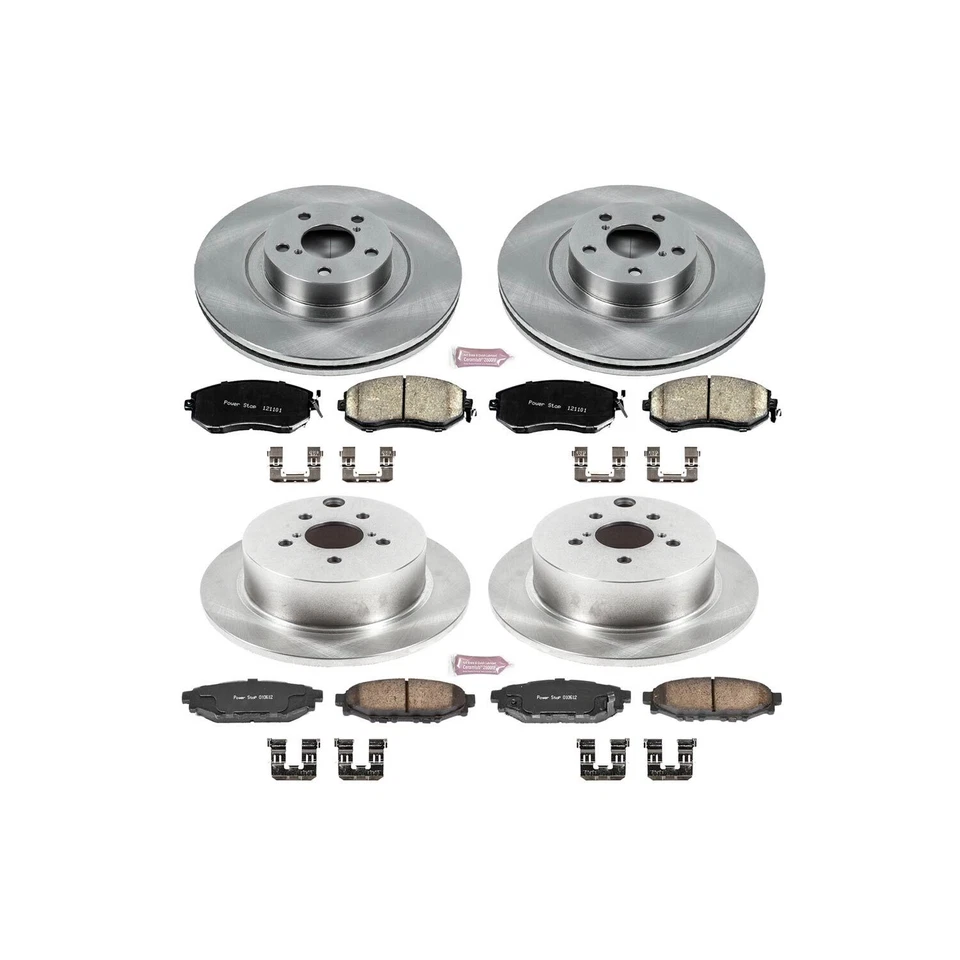 Power Stop 1-Click Autospecialty Replacement Brake Kit for 14-18 Subaru Forester Foto 2 de 2