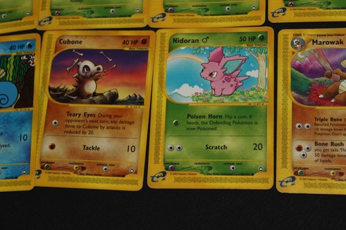 14 Pokemon Card Lot LP-DMG E-Reader Aquapolis(Nidoking Line, Blissey, Marowak+) - Picture 15 of 24