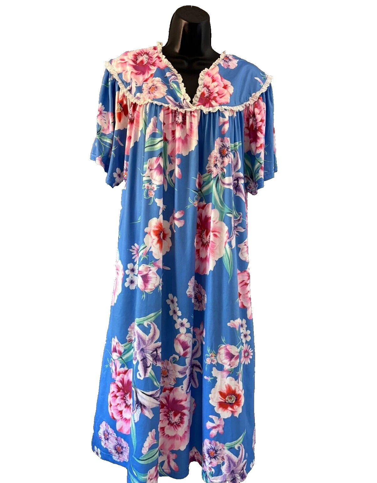 Pijamas y batas Floral Multicolor Poliéster para Mujeres