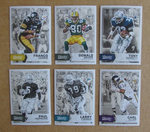 2016 PANINI CLASSICS FOOTBALL LEGENDS CARD SINGLES COMPLETE YOUR SET PICK CHOOSE - Picture 1 of 14