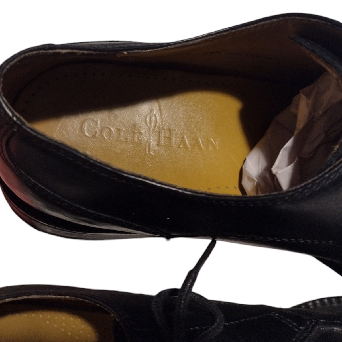Cole Haan Mens 8.5 M Eaton Leather Lace Up Shoes Oxford 