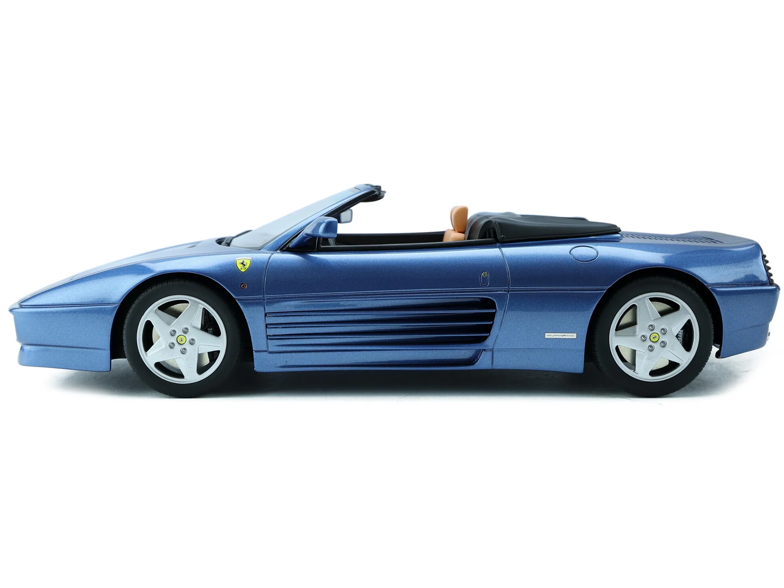 1993 Ferrari 348 Spider 1/18 Diecast Model in Tour de France Blue by GT Spirit