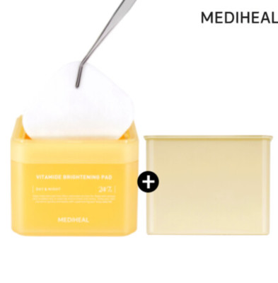Mediheal Vitamide Brightening Pad 100 Pads + 100 Pads Refill