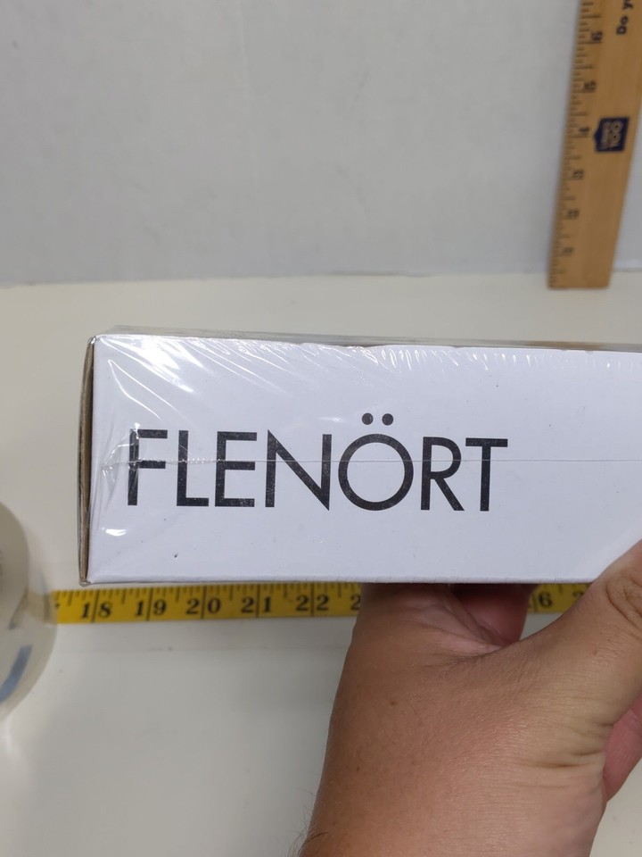 IKEA Flenort Curtain Rings Flower Silver Hold Back Napkin Rings Plastic