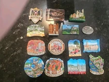 16 America European Varied Cities Travel Souvenir 3D Resin Fridge Magnets