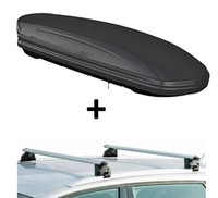 Dachbox MAA320L Matt+DachträGer CRV107 FüR Landrover Discovery Sport 5TüR Ab 15