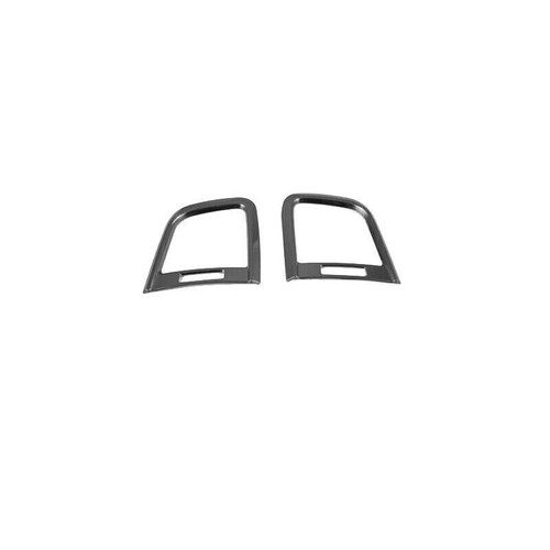 Ajuste para Honda CRV CR-V 2017-2021 consola de acero negro L&R salida de aire moldura de ventilación - Imagen 4 de 6