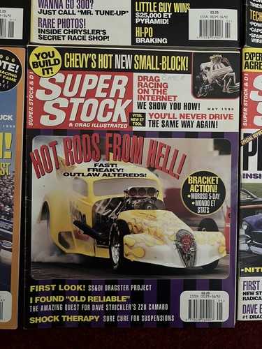 Vintage Magazines SUPER STOCK & DRAG ILLUSTRATED 1996 x 6 Jan-June Vol 33 No1-6 - Picture 6 of 8