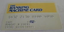 Valley National Bank of Arizona The Banking Machine Card ATM - Vintage Expired A