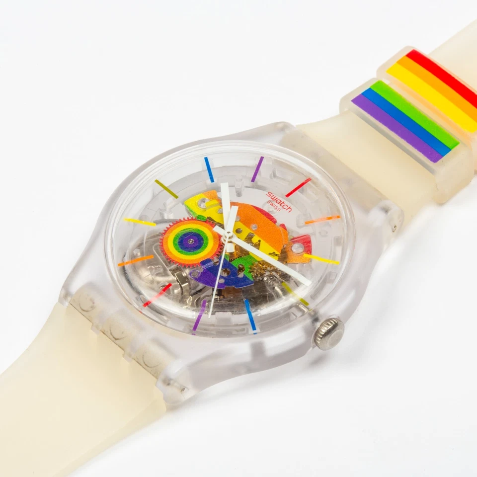 Swatch Alla Parata Pride Watch, Ref. SO29K103 - image 2 of 4