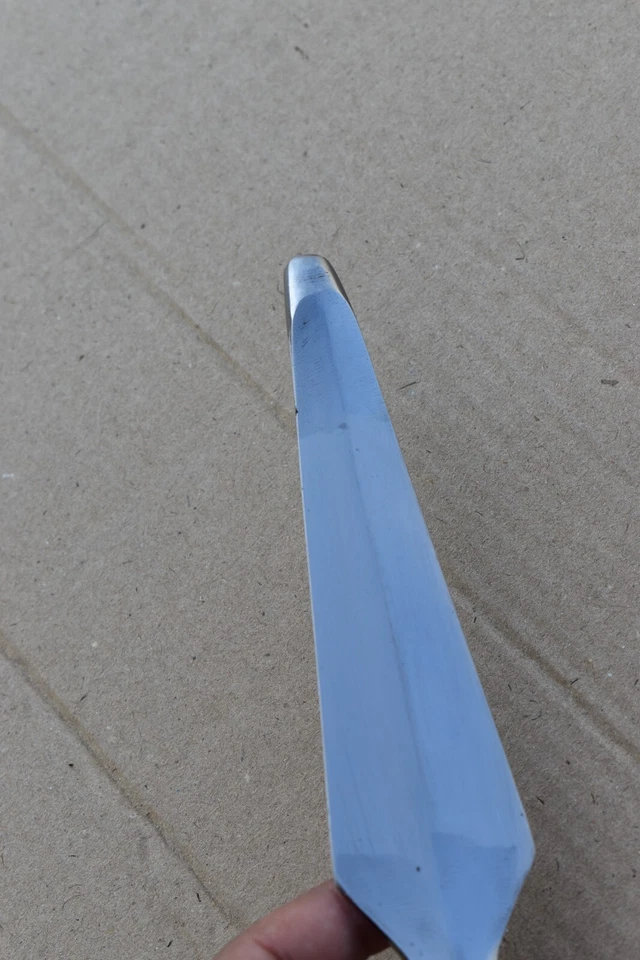 Punta de lanza polaca punta de lanza roma espiga completa vikinga recreación forjada a mano Foto 4 de 4