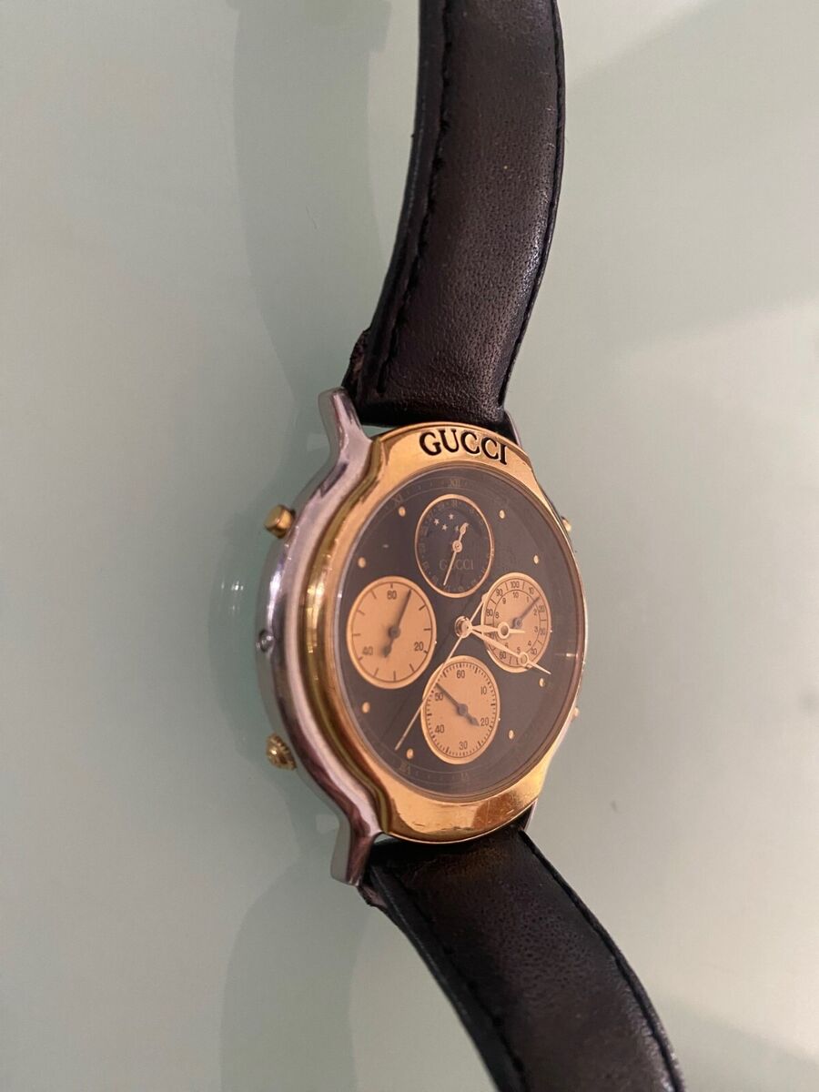 vintage GUCCI 8300 moon phase chronograph Watch | eBay vintage GUCCI 8300 moon phase chronograph Watch | eBay