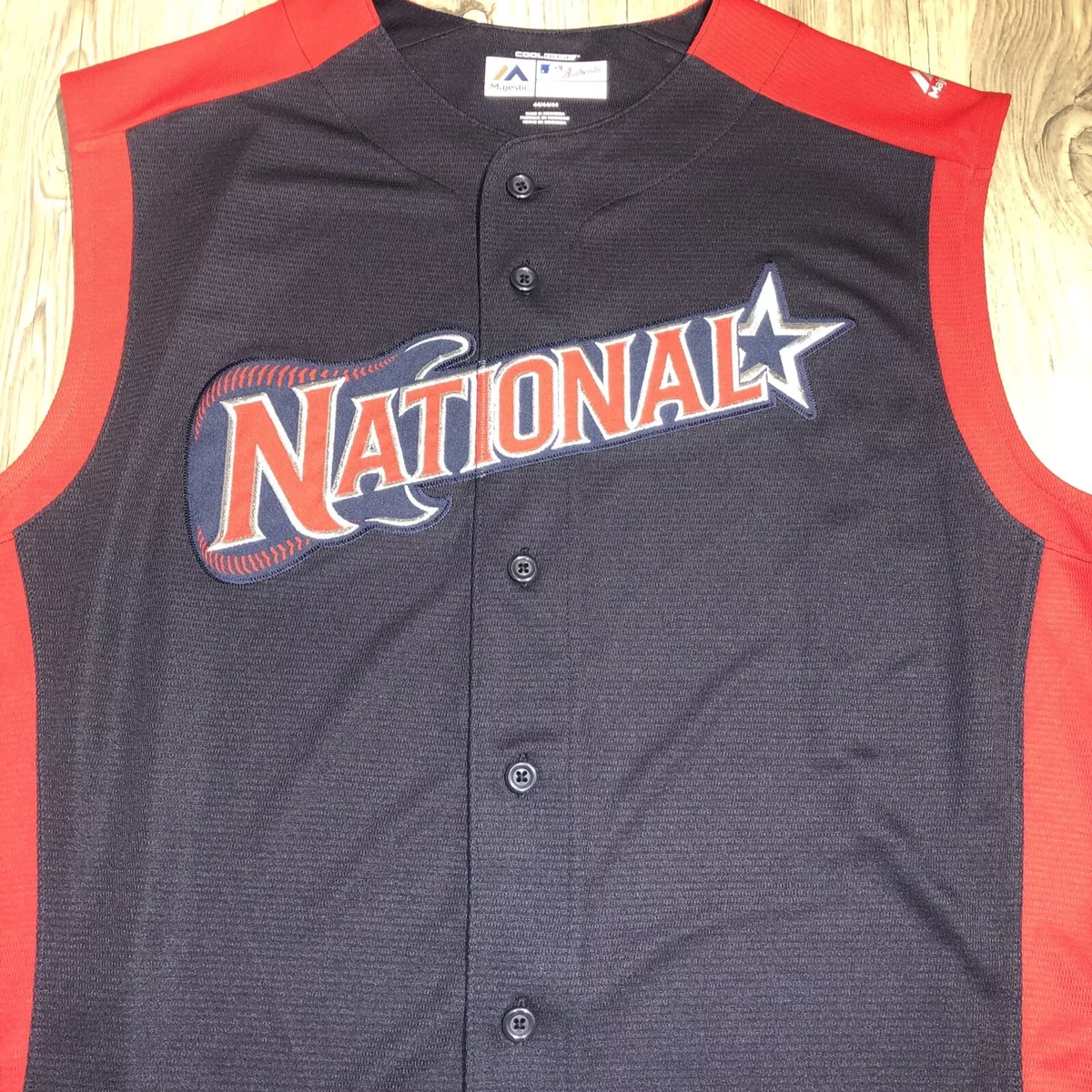 Majestic MLB 2019 All-Star Game National League Sleeveless Jersey Size 44