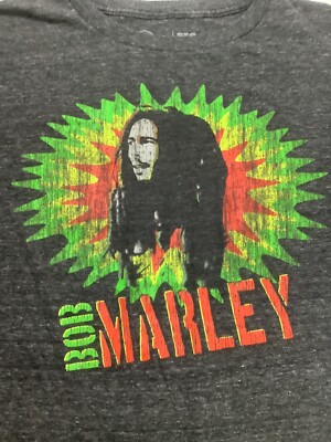 Bob Marley Hard Rock Cafe Atlanta  Zion Rootswear Tee T Shirt Exc Cond Box B