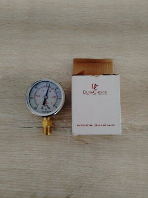 #ad DURACHOICE PROFESSIONAL PRESSURE GAUGE PB204L VOO $24.99