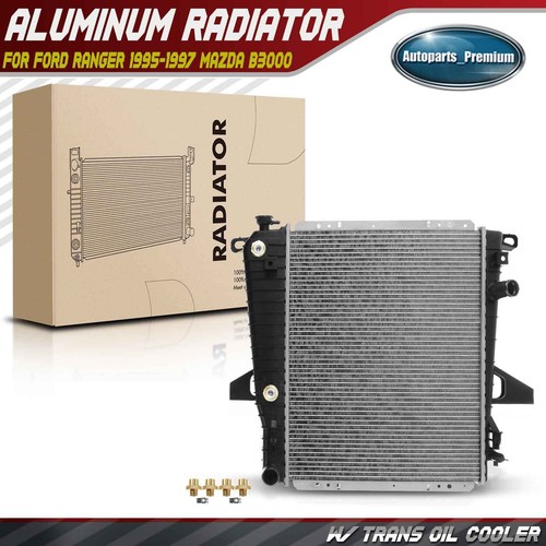 Auto trans Radiator w/ Trans Oil Cooler for Ford Ranger 1995-1997 Mazda ...