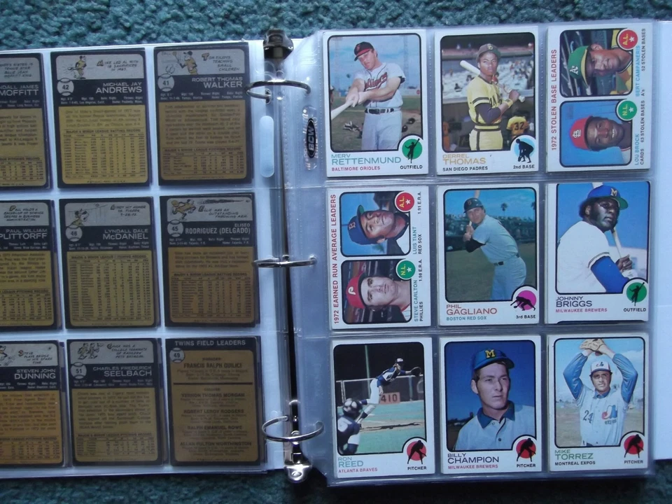 LOTE CONJUNTO COMPLETO PARCIAL TOPPS - 1973 (115/660), 1974 (157/660) con ESTRELLAS, RC, INTERCAMBIADO Foto 2 de 4