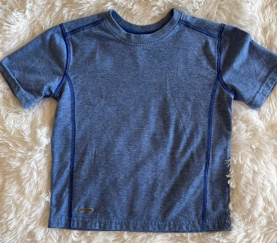 Camiseta Dri-Star azul jaspeado manga corta Starter XS (4/5) para niños Foto 2 de 4