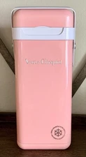 New Veuve Clicquot Rose Metal Bottle Cooler New!!!